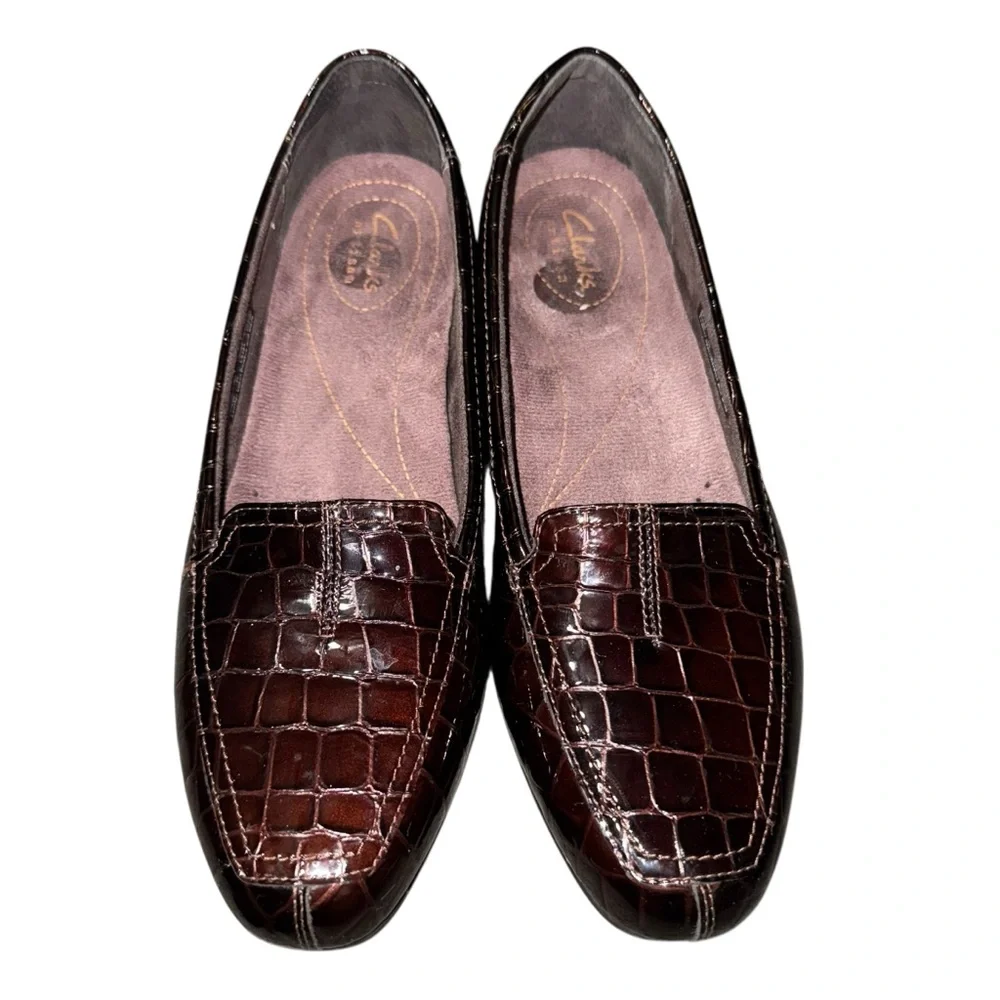 Clark Slip On loafers NIB Brown Size 8.5N - Picture 1 of 6